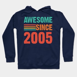 Vintage Awesome Since 2005 Hoodie